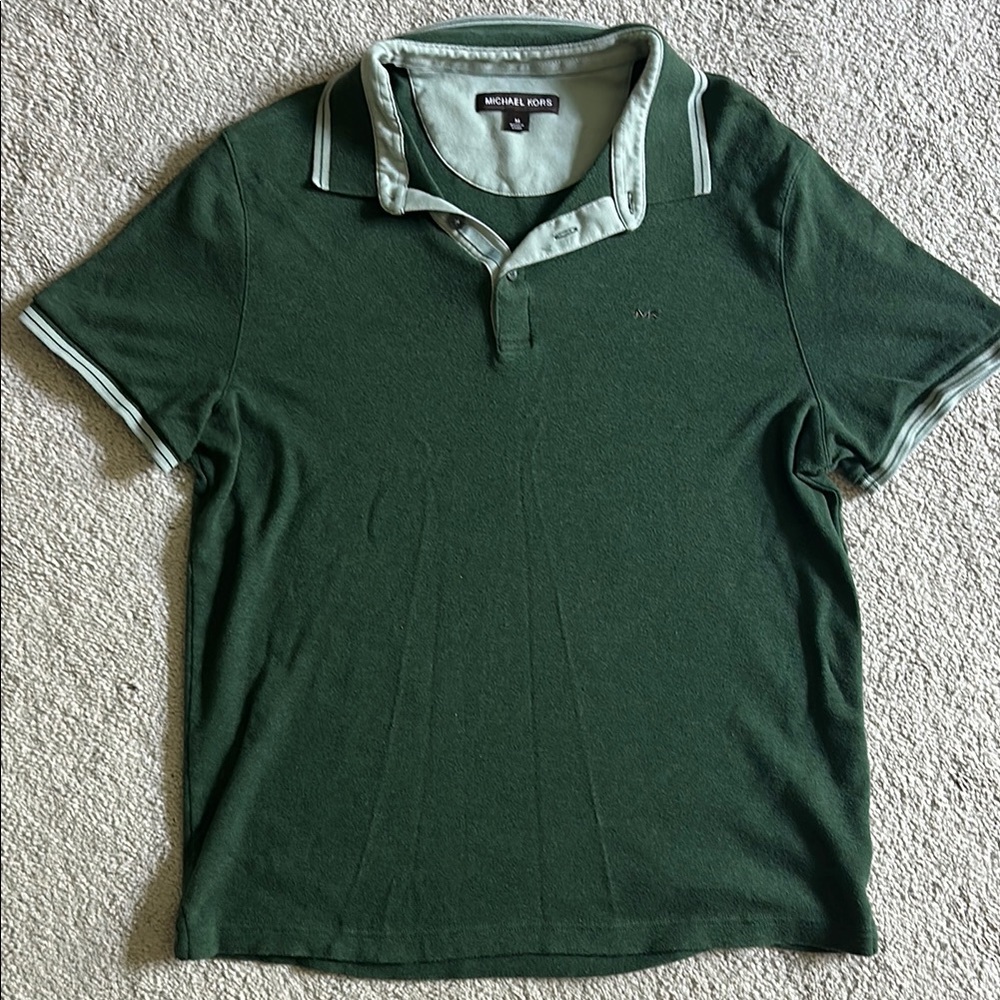 Michael Kors Green Polo Classic Shirt